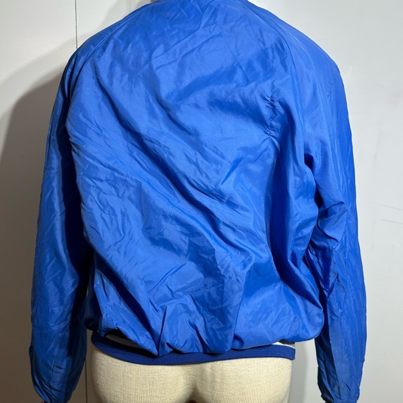 Vtg Producers Bomber Jacket Mens Large Blue Snap Button Jacket - Picture 10 of 10